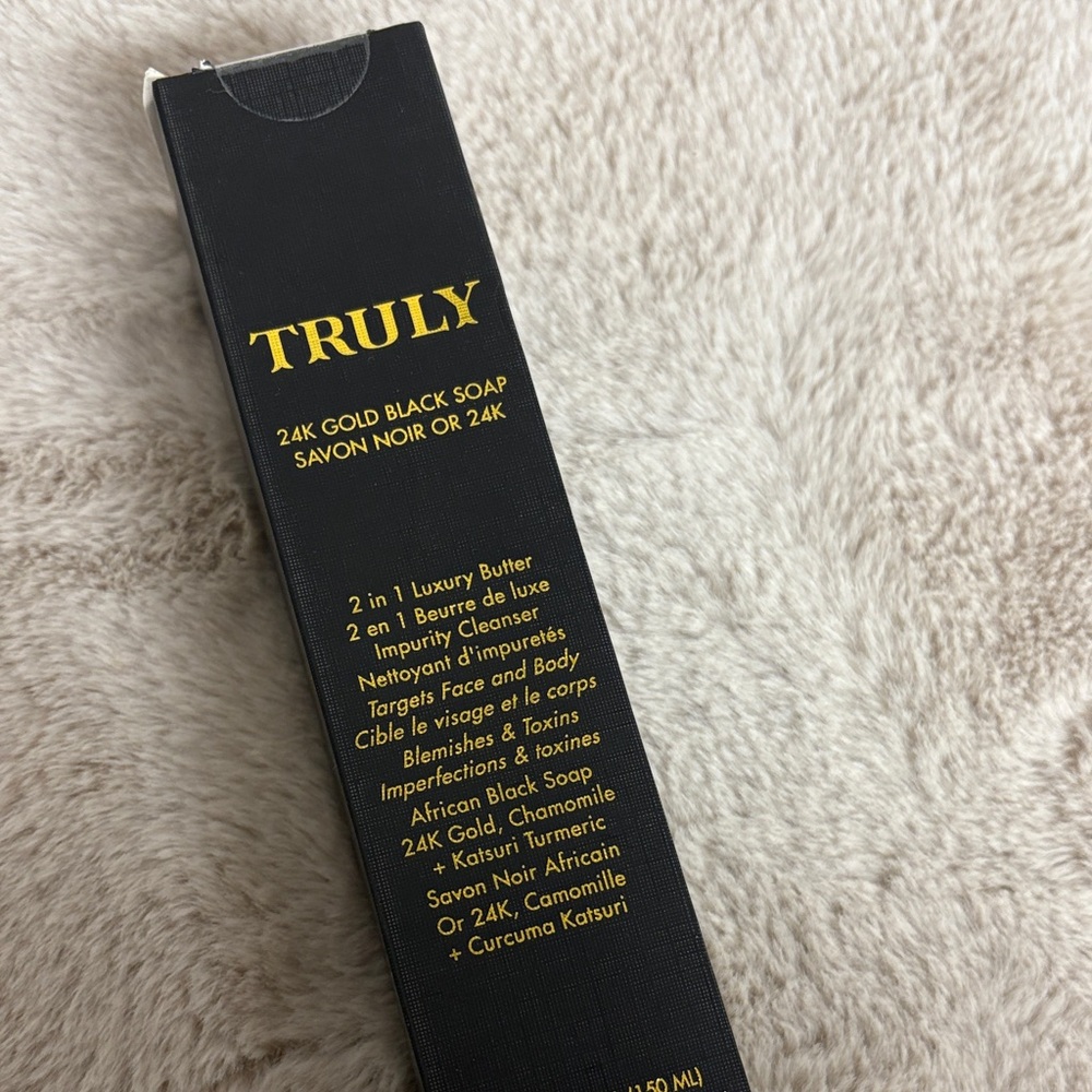 NWT Truly luxury butter impurity cleanser